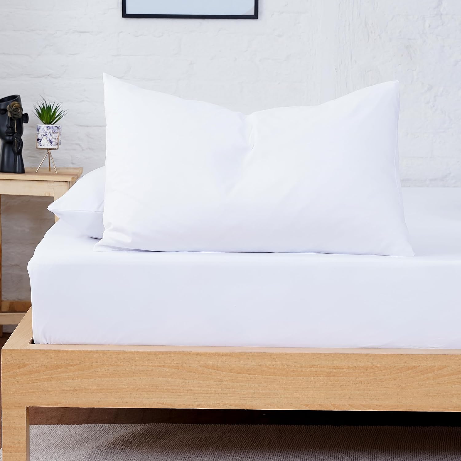 Glory Bird Pillow Cases 2 Pack 50x75cm Size White Pillowcases 2 Pack