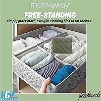 Vista 8 de Richards Homewares Moth Away Herbal Non Toxic Natural Repellent, 6-Jumbo Sachets