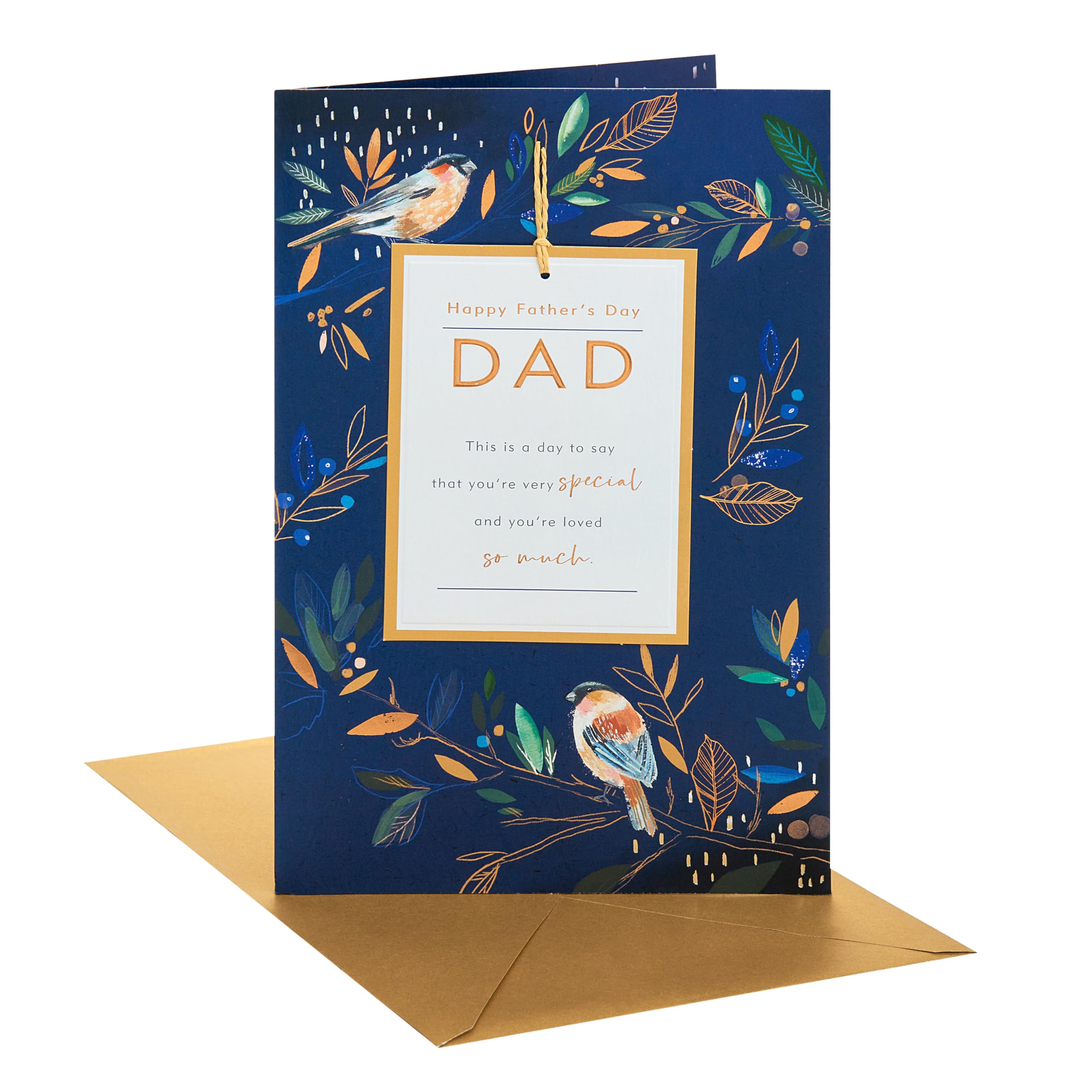 UK Greetings | Father's Day Card for Dad | Card for Dad, Grandad, Husband | Him, Boys, Men | Bullfinch Design | With Envelope | 17.8 x 27.3 cm