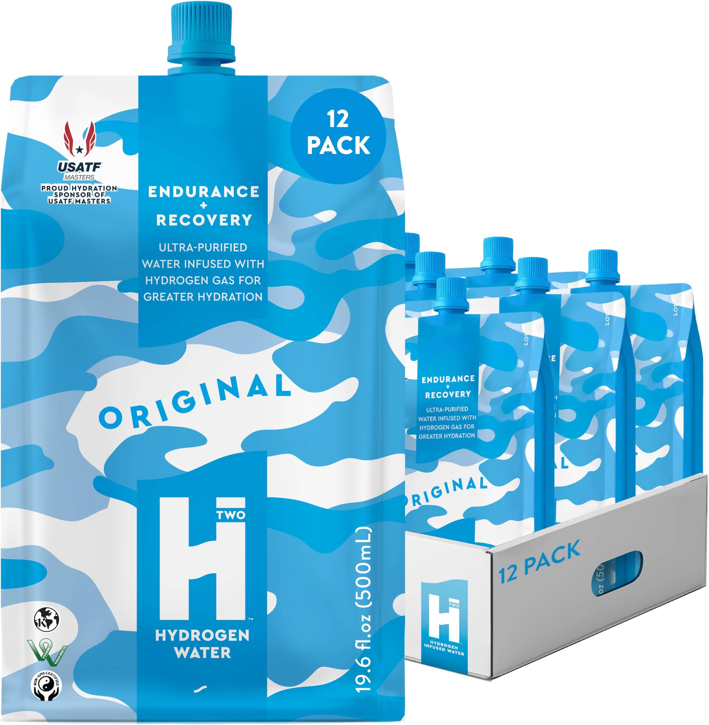 Molecular Hydrogen Water, Original Unflavored, 16.9 oz 12-Pack