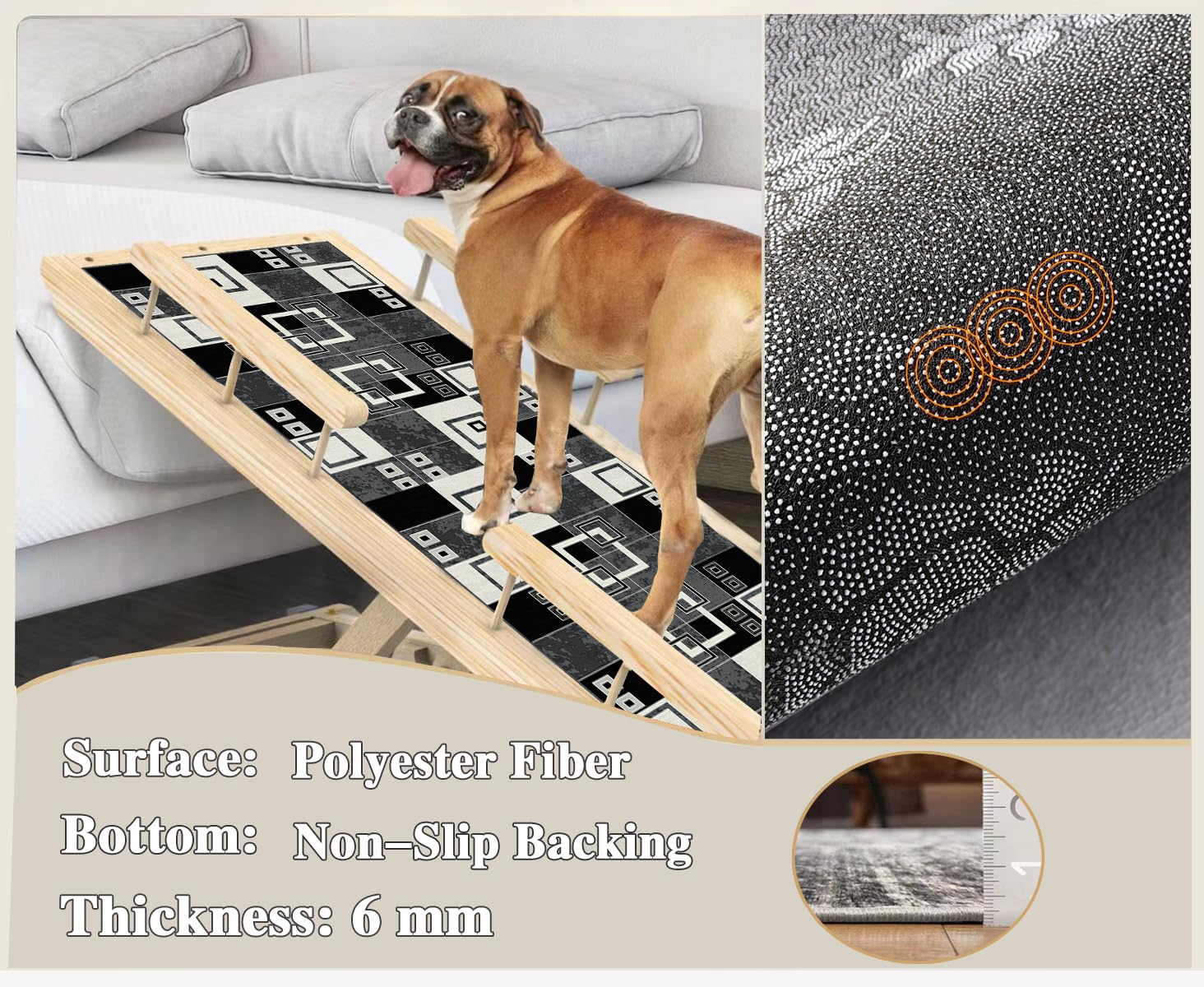 Tappeto lungo per corridoio 50 x 180 cm, lavabile, antiscivolo, per cucina e sala da pranzo, ingresso tappeto versatile per la decorazione della casa Felpudo Alfombrilla.