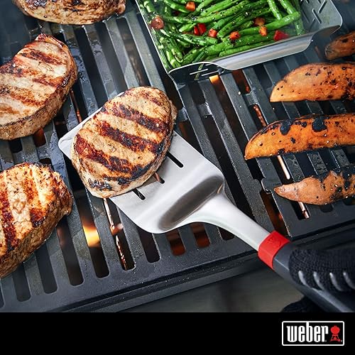 Miniatura 2 de Weber 6318 Espátula para Parrilla, Negro, 15.8 in*1.6 in*3.6 in
