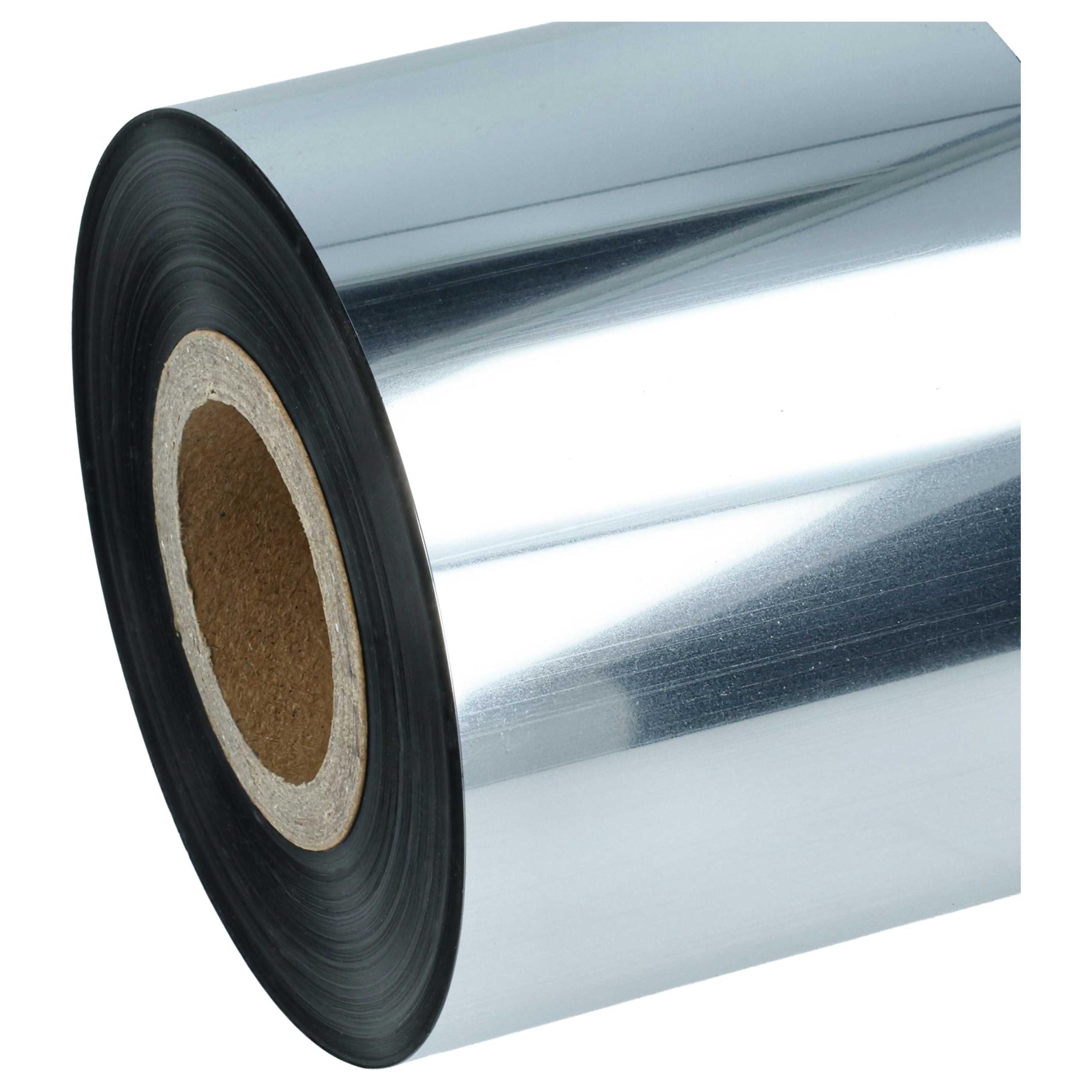 vhbw 5x nastro trasferimento termico compatibile con TSC TTP-247, TTP-246M Plus, TTP-268M etichettatrice, indelebile, 50mmx300m, cera di qualità plus