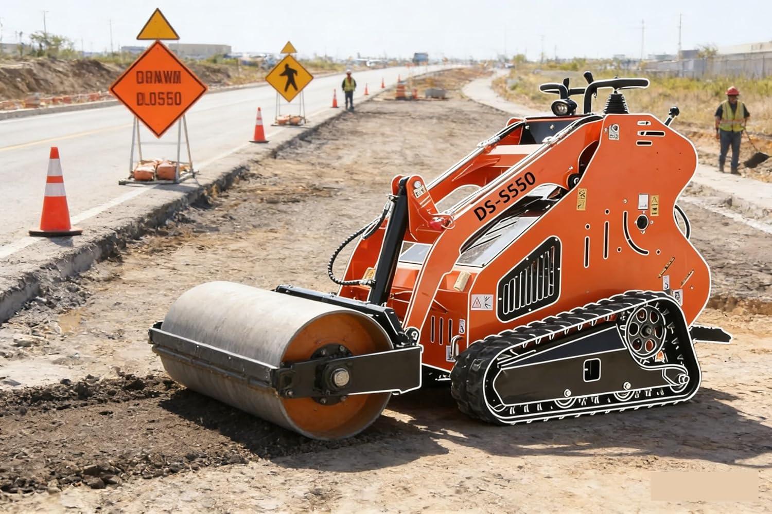 Standing Mini Skid Steer Loader, Compact Skid Steer Loader, For Farms