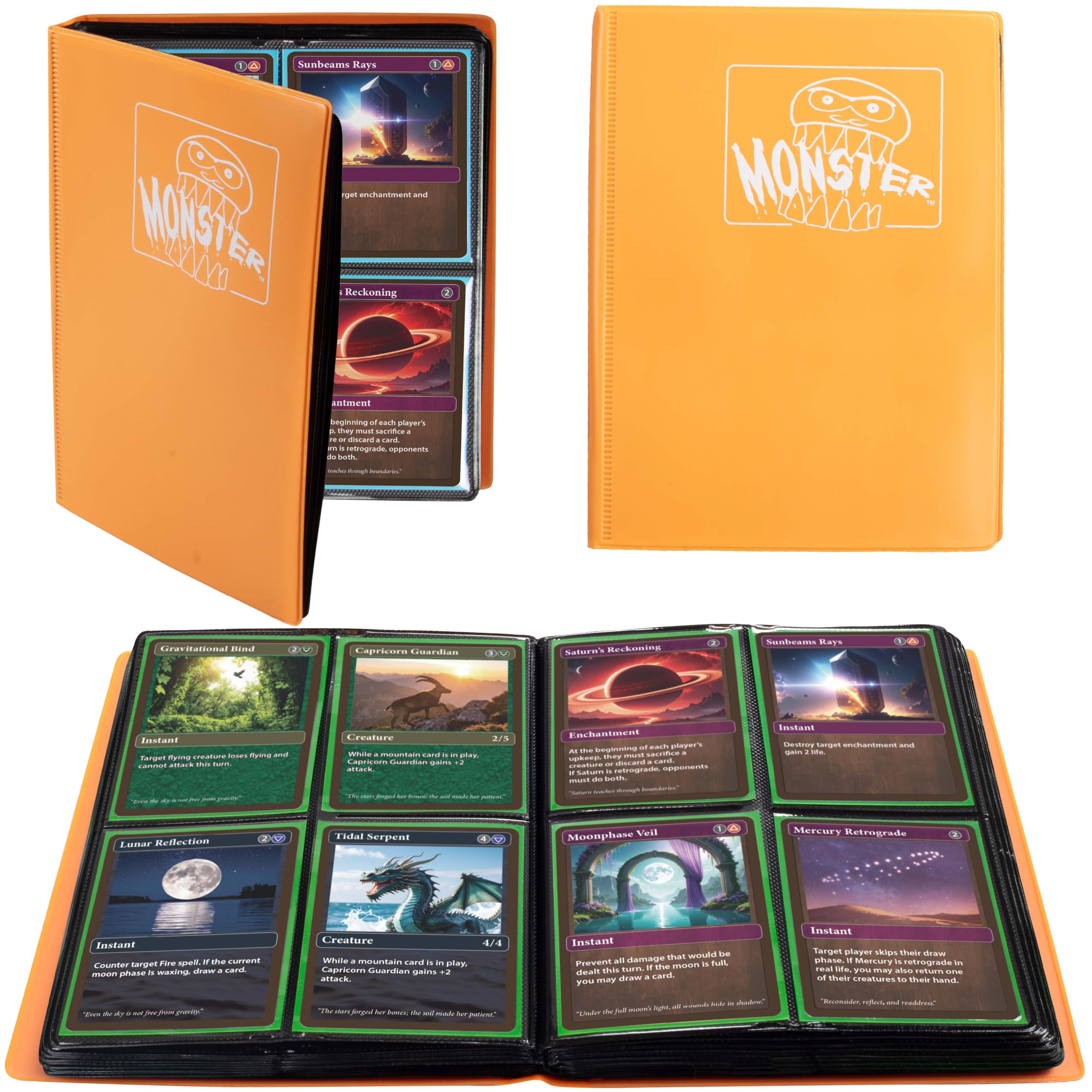 Amazon.com: The Original Monster Trading Card Album- 20 Side