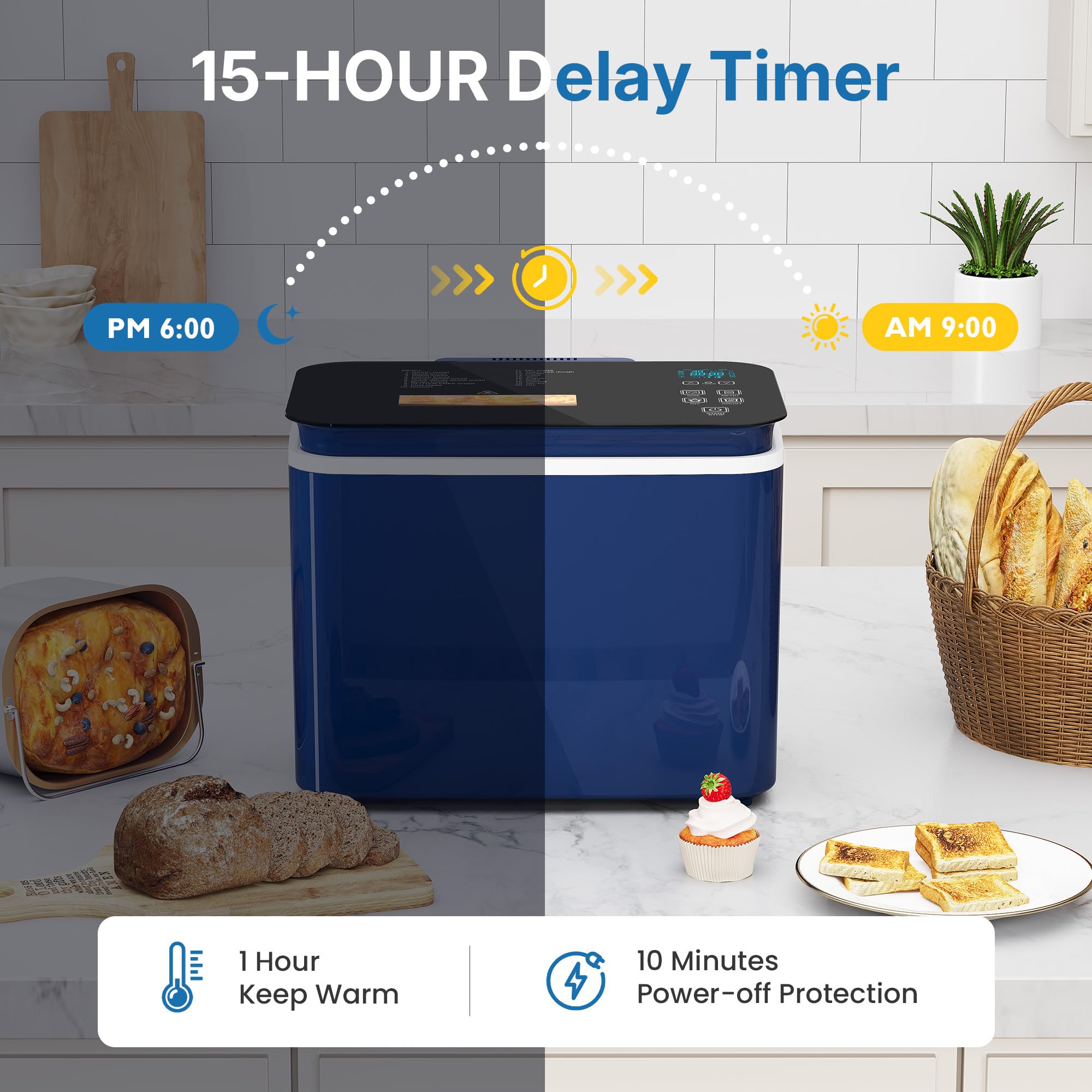 21-in-1 Bread Machine - Fresh Bread & More! -4