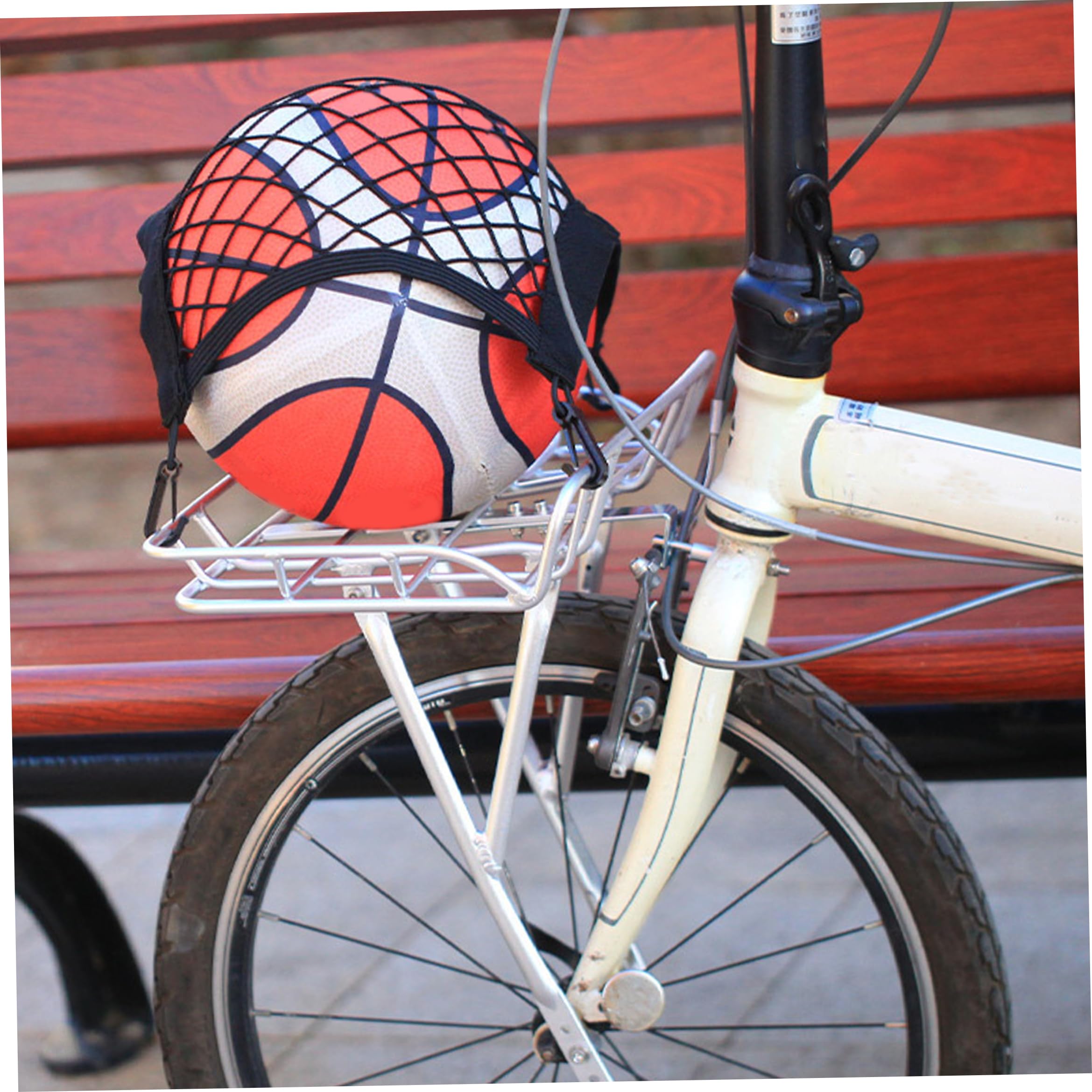 Panier de vélo Avant, Aluminium, Argent, pour vélos d'enfants de 20 Pouces. | Construction légère en aluminium, convient aux vélos pour enfants de 20 pouces, pour transporter de petites marchandises