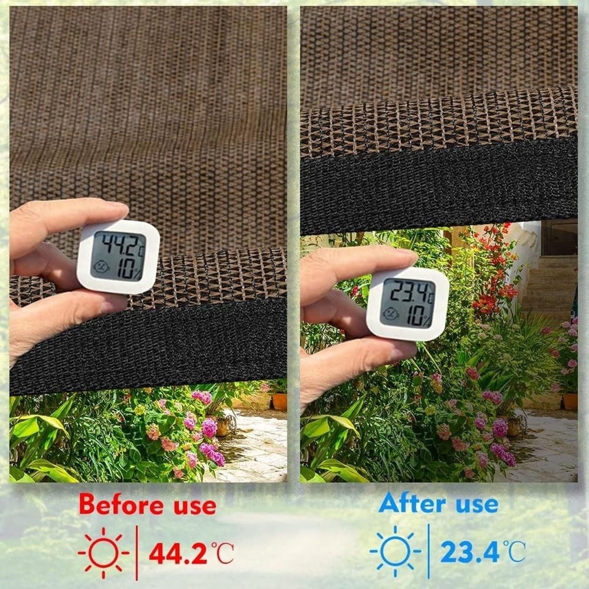1x2M 3x2M 4x5M Schattierungsnetz mit ÖsenTerrassen Pergolen & Gewächshäuser UVbeständig Atmungsaktiv langlebig (12x14m)