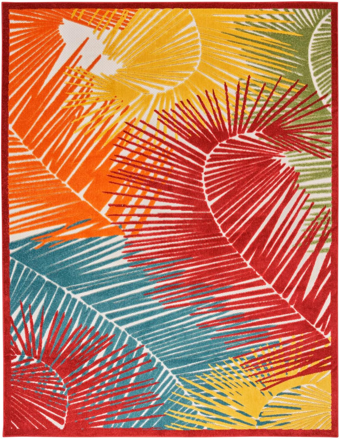 Amazon.com: Nourison Aloha Indoor/Outdoor Multicolor 5'3