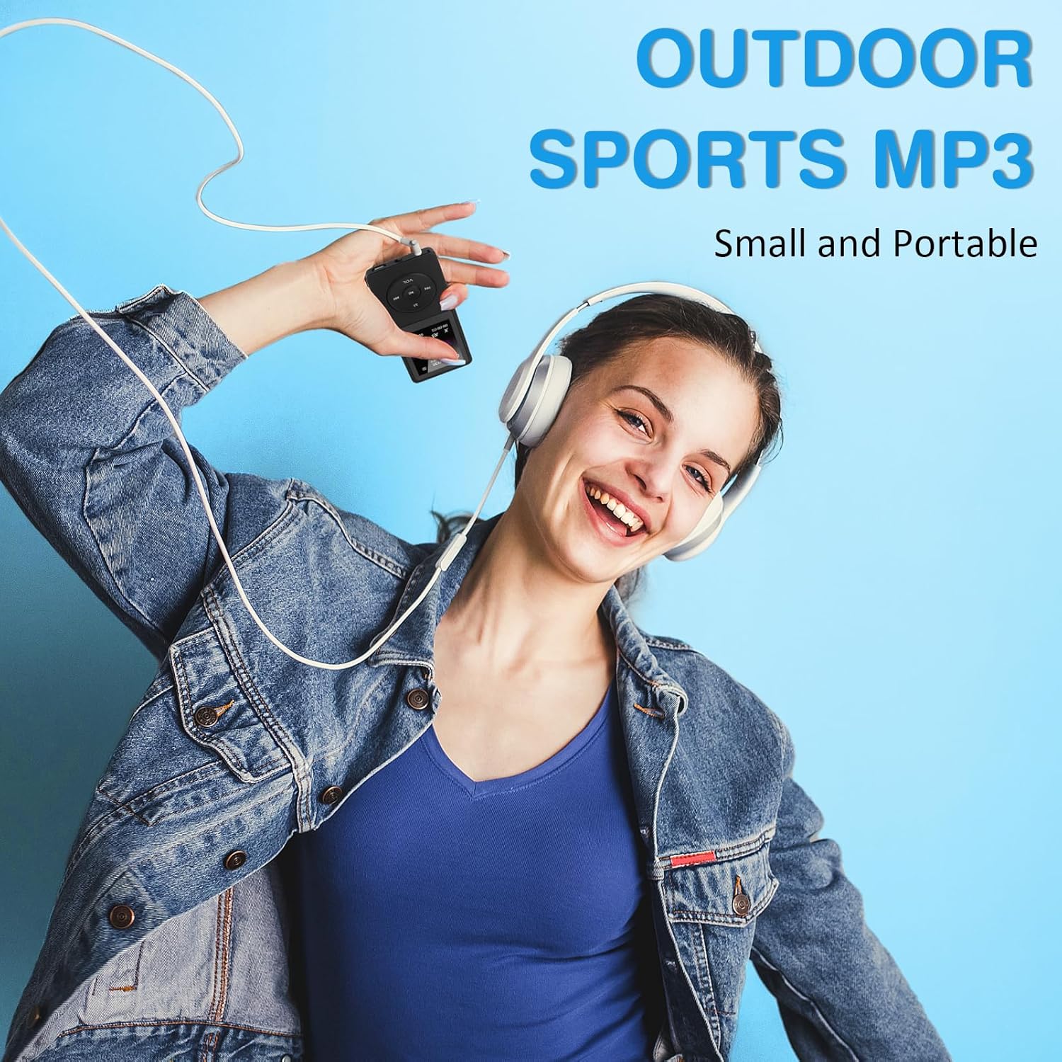 MP3 Player with Bluetooth 5.2, Portable 32GB MP3 MP4 Music Player with Speaker B2, 1.8” TFT Color Screen, Voice Recorder, Video, FM Radio, E-Book, HiFi Sound, for Sports & Travel