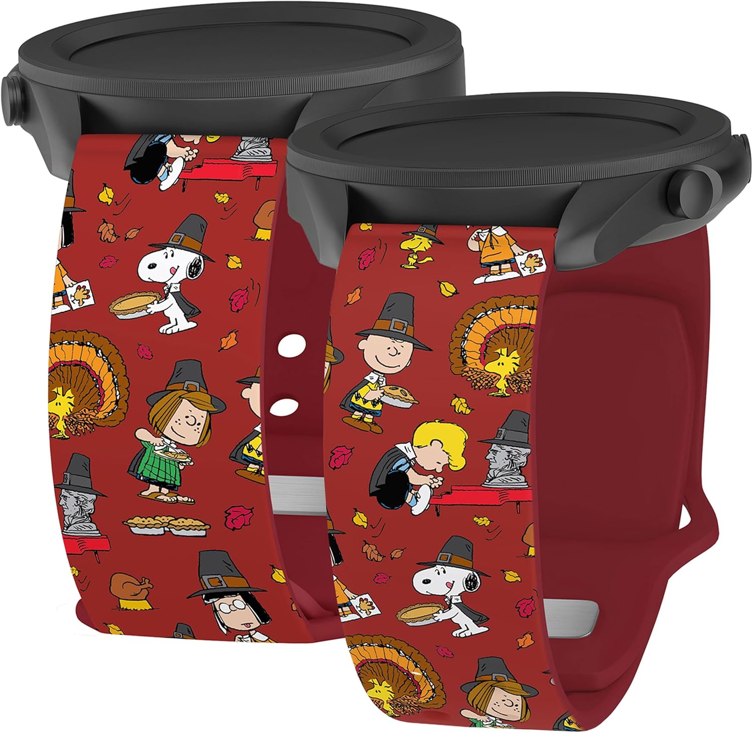 Affinity Bands Peanuts Thanksgiving HD Watch Band Compatible with Samsung Galaxy Watch