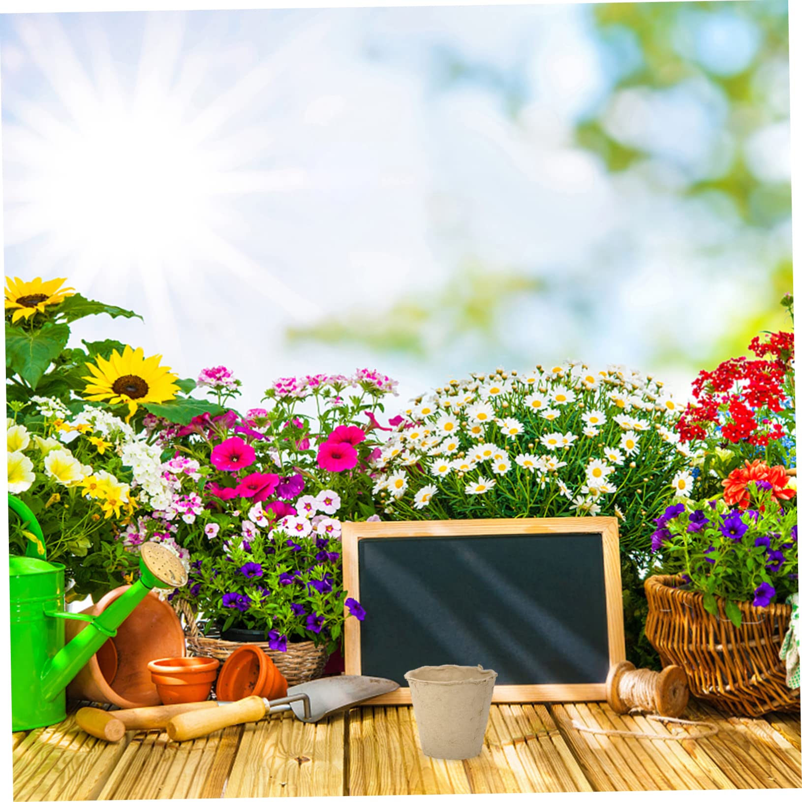 ibasenice 40pcs Nursery Cup Kit Pulp Plant Starters for Gardening for Seedling Cultivation of Vegetables and Flowers