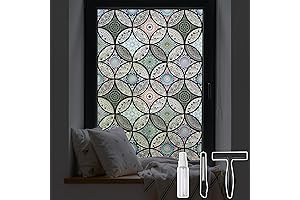 Bring Privacy and Beauty to Your Home with DKTIE's Stunning Static Cling Window Film