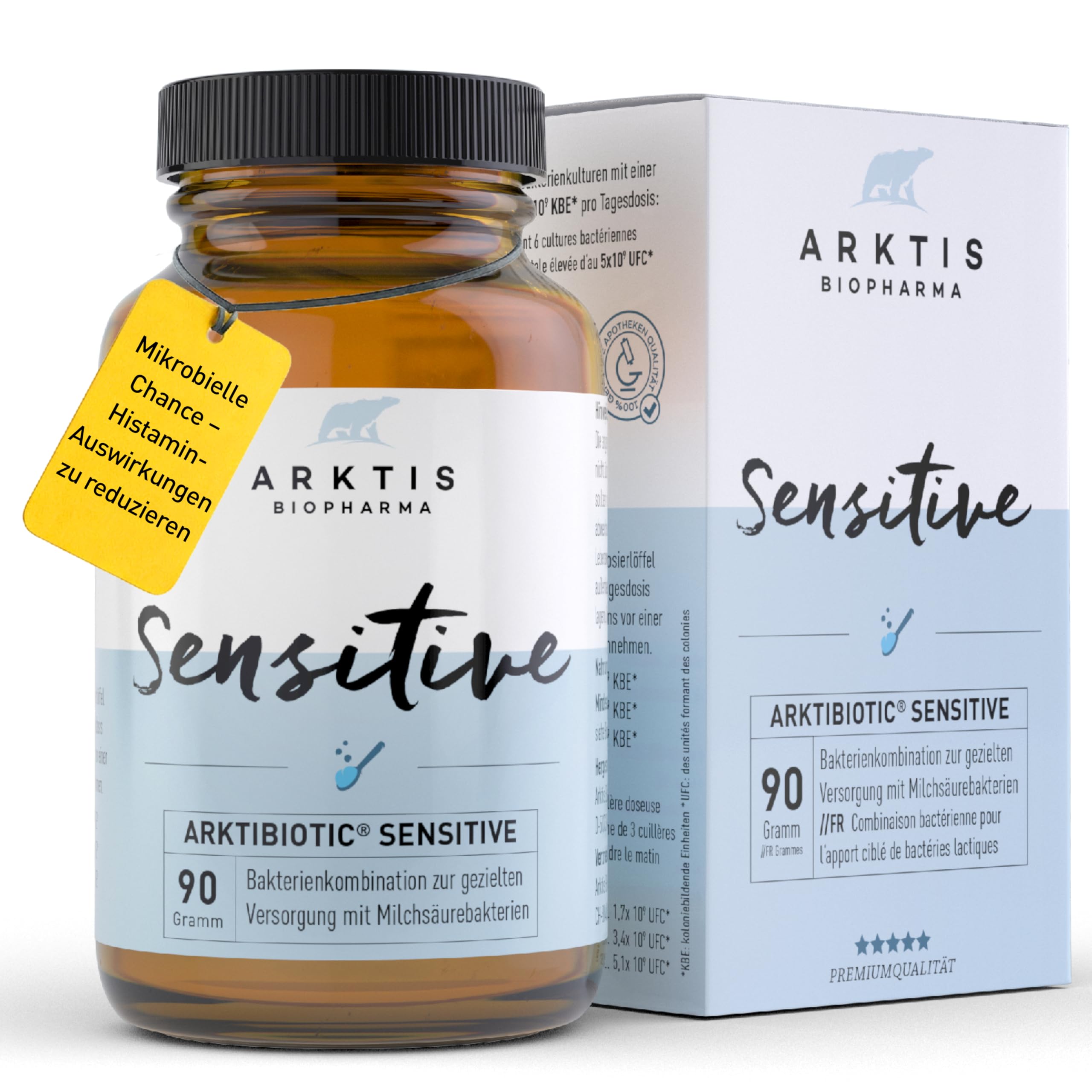Arktibiotic Sensitive Probiotika bei Histaminintoleranz 90g