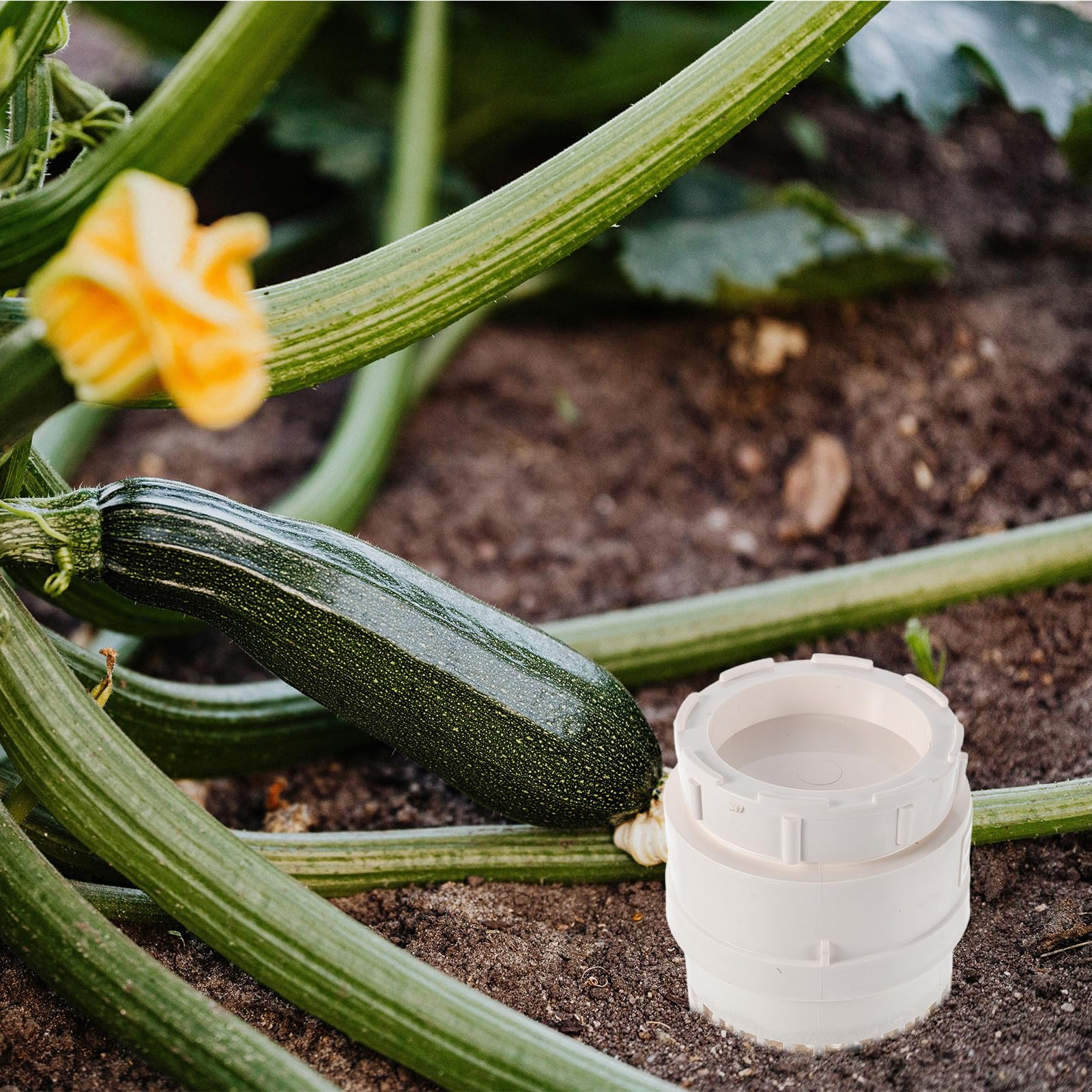 Gatuida Compostador subterráneo para lombrices - Caja de compostaje de plástico para Reciclar Vegetales - Contenedor de plástico para lombrices con Tapa Perforada - Jardinería, Cocina, residuos
