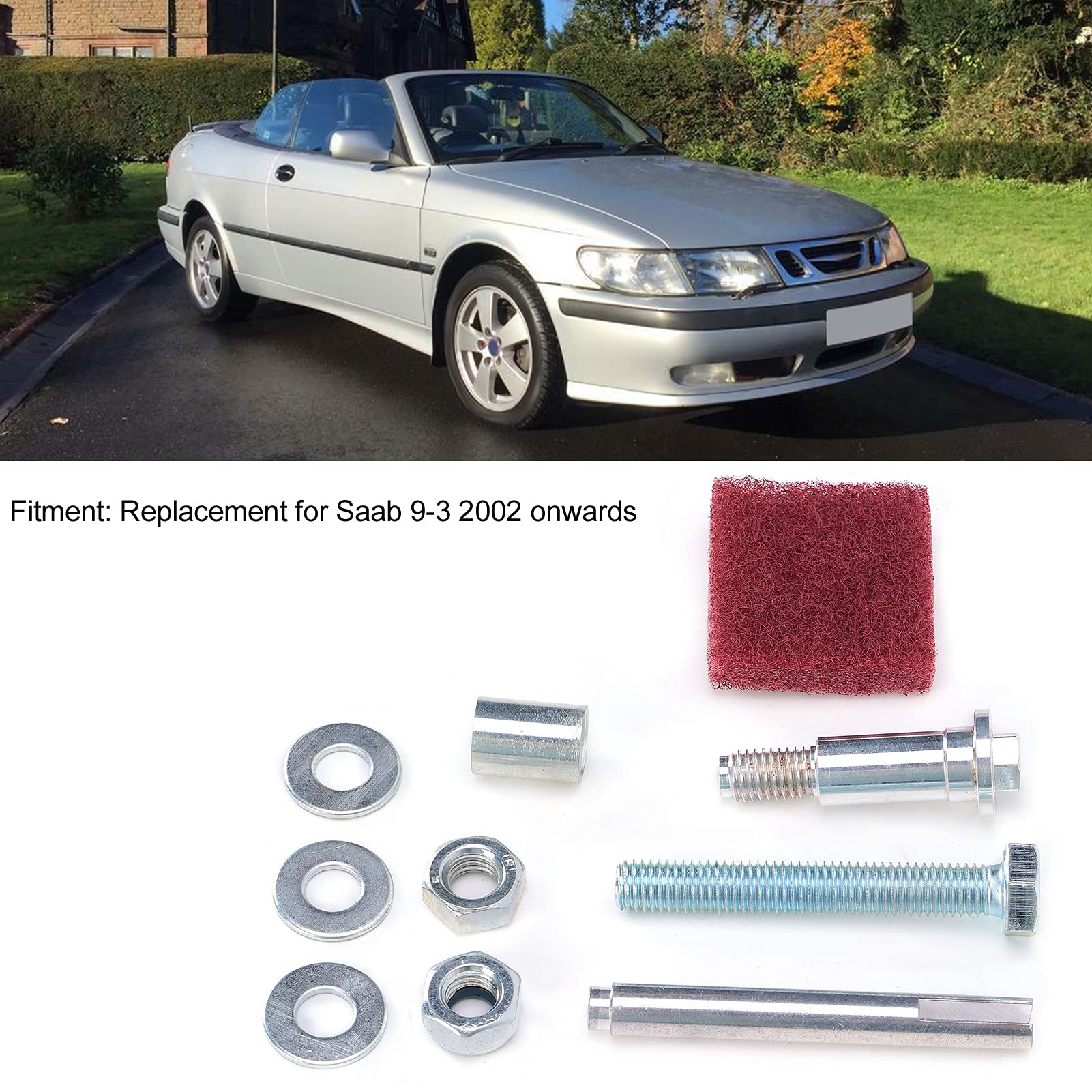 Kit di riparazione della torretta della torre dell'ingranaggio, Qiilu 55556311 Kit di Riparazione Torretta Torretta Ingranaggi 55354731 Sostituzione Accessori per Saab 9-3 2002 in Poi
