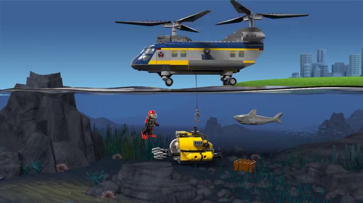 LEGO City 60093 - Tiefsee-Helikopter – Bild 8