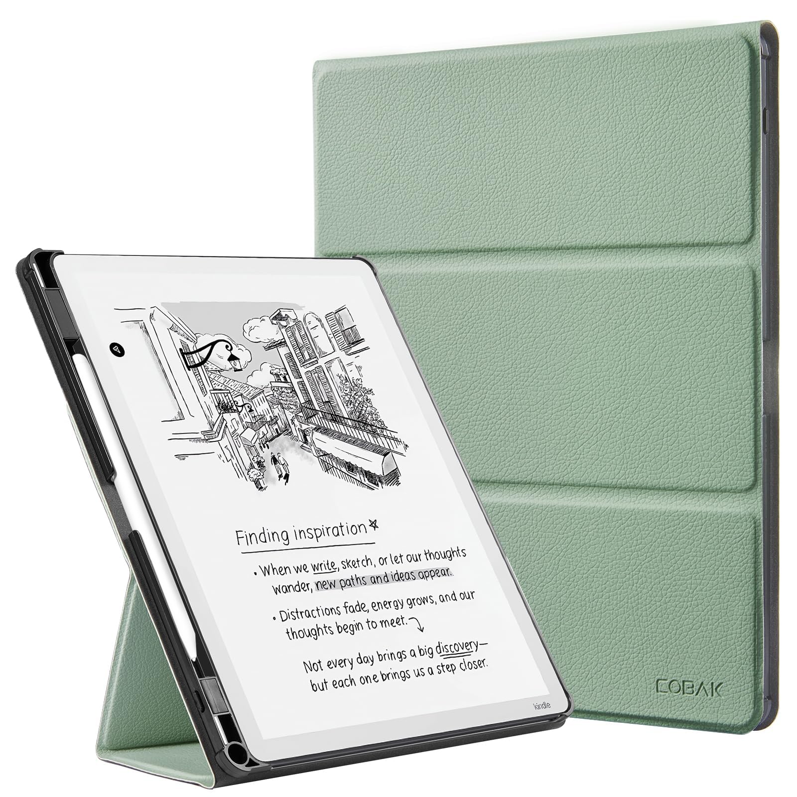 Photo 1 of CoBak Case for 11" Kindle Scribe 3rd Gen (2025) - Sage Green