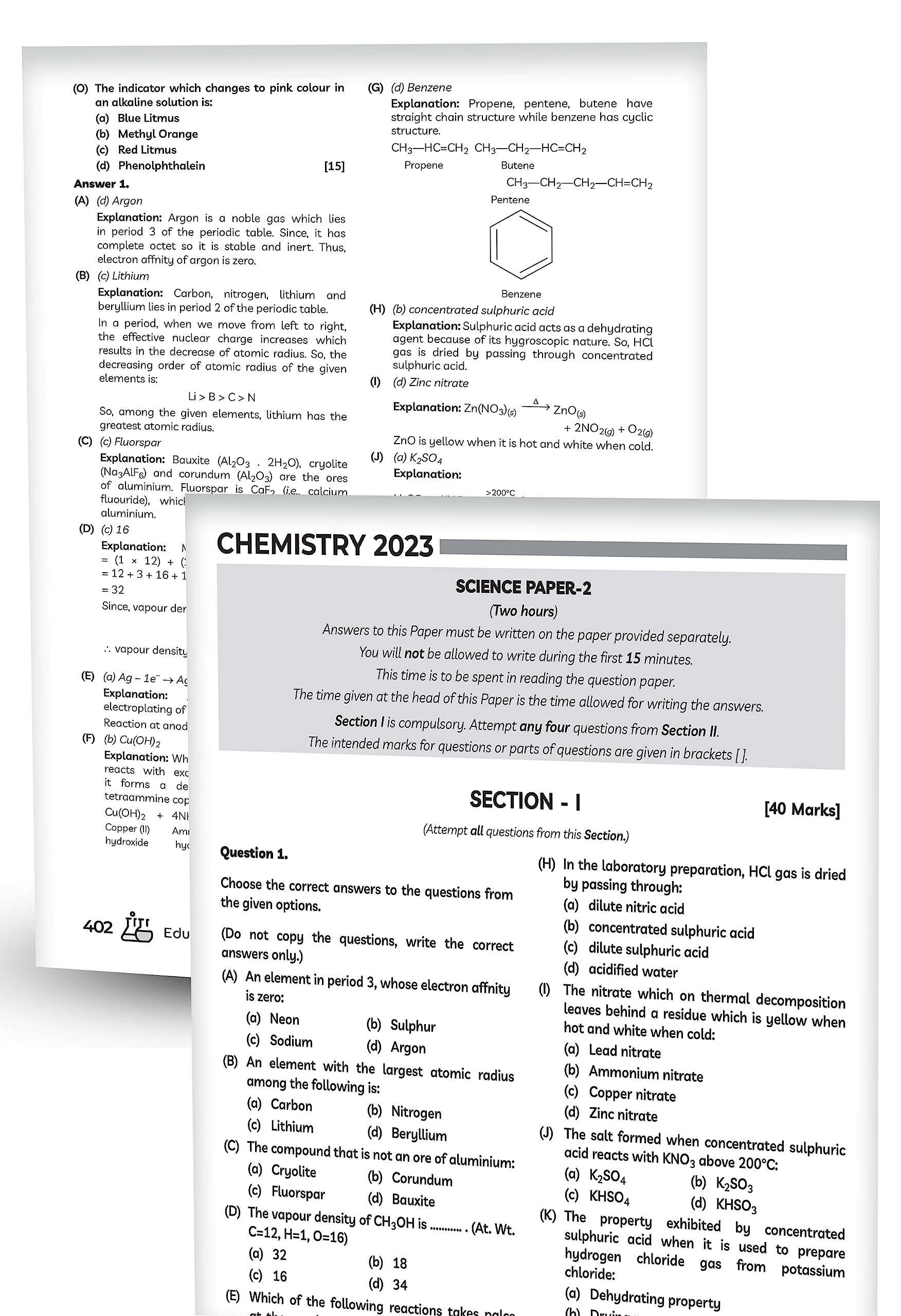 Educart 10 Years Solved Papers for ICSE Class 10 2023 - 24 (2024 Exam) 4