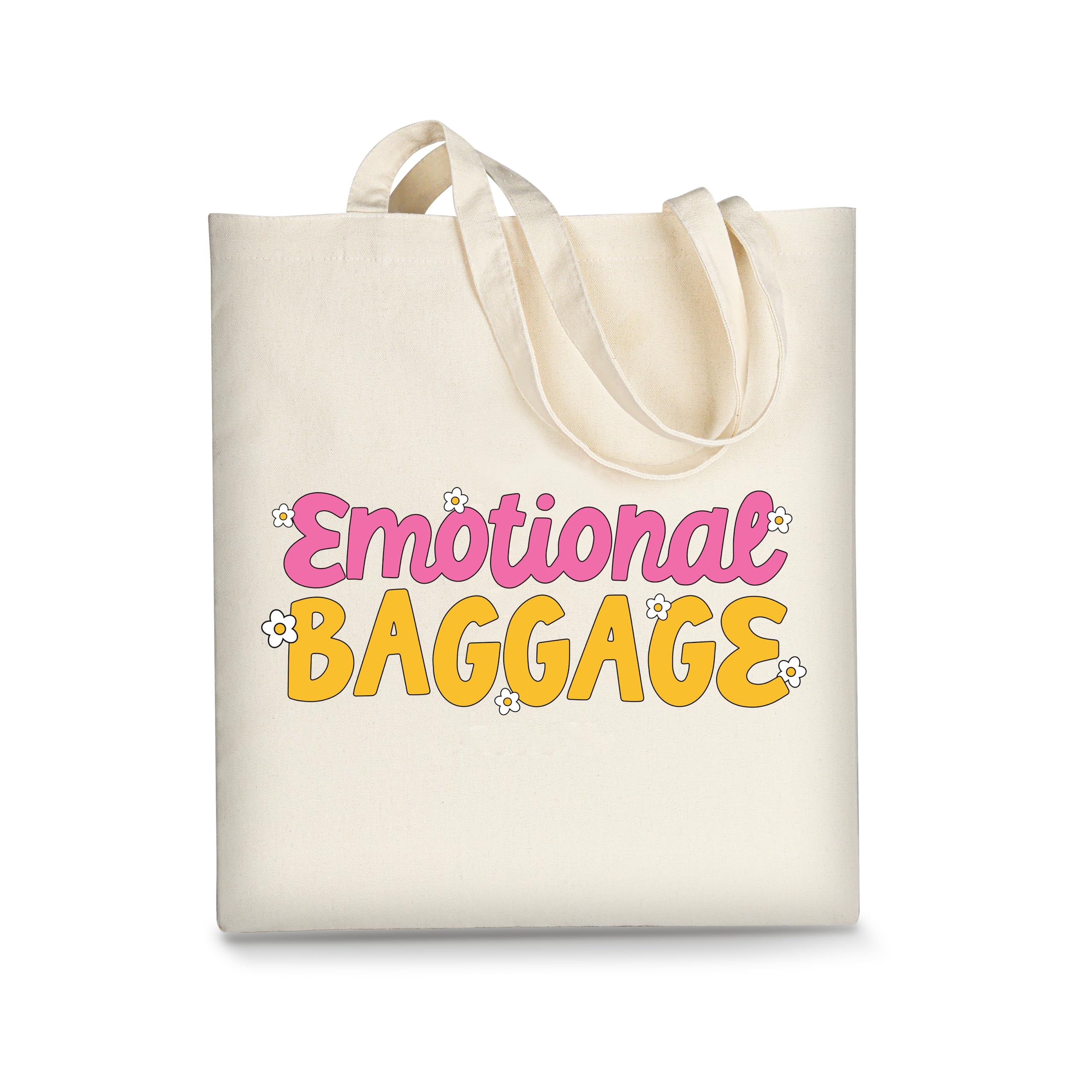 AUSVKAI Canvas Tote Bag Aesthetic for Women, Cute Cloth Cotton Bags for College Shopping Beach Grocery and Trendy Gifts