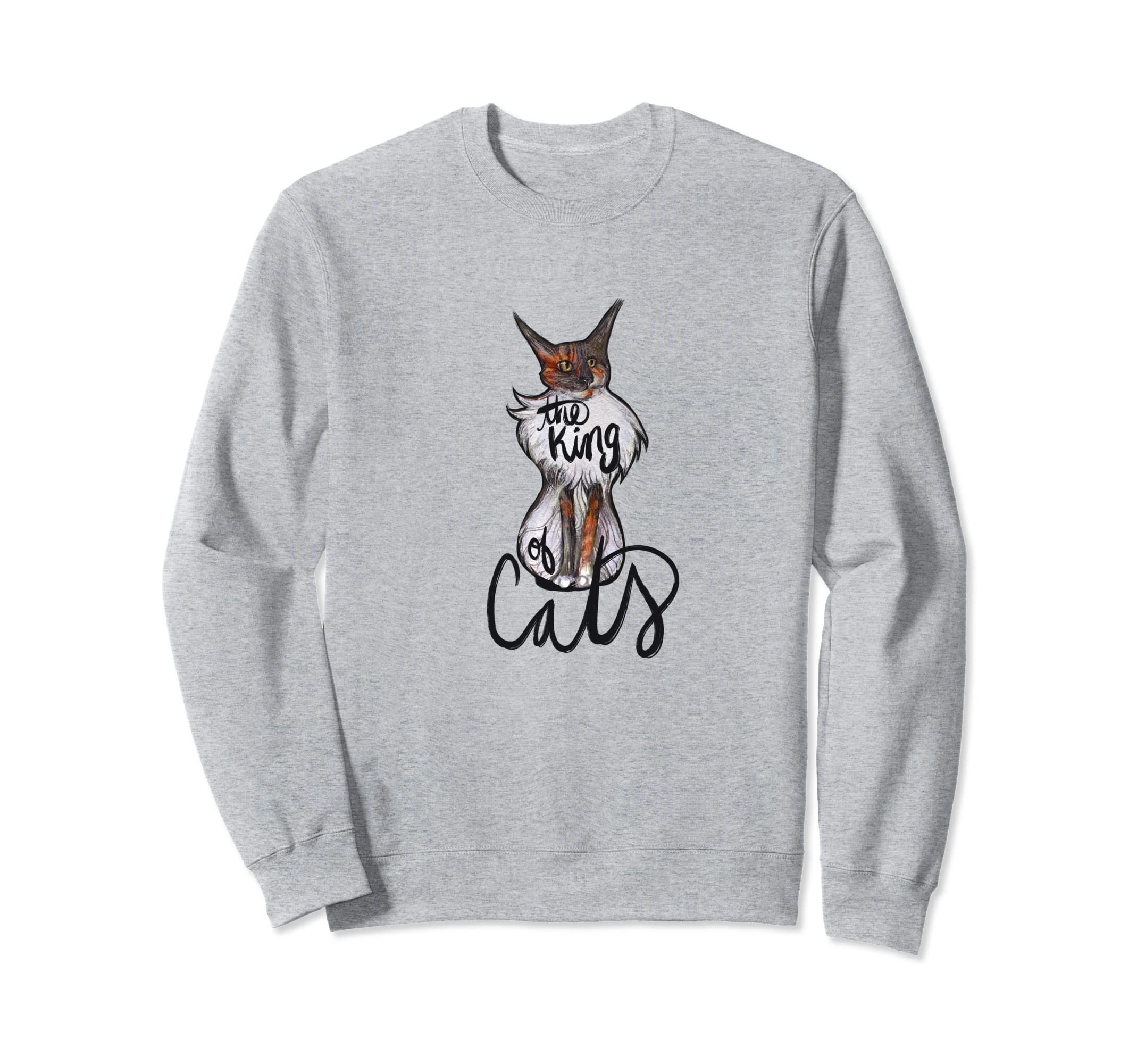 Maine Coon The King of Cats Sweatshirt