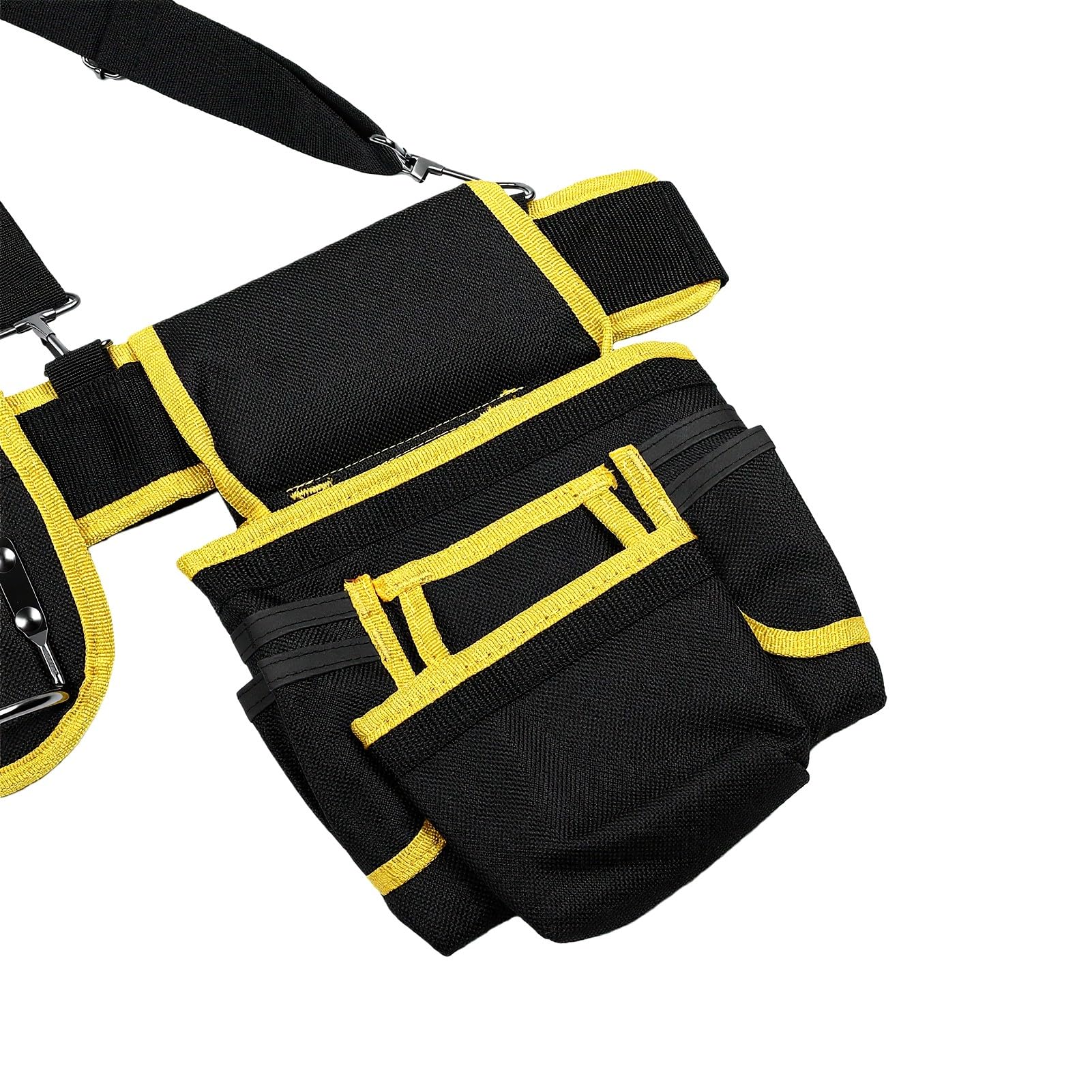 Naroote Ceinture à Outils Lourde avec Bretelles & Multiples Poches