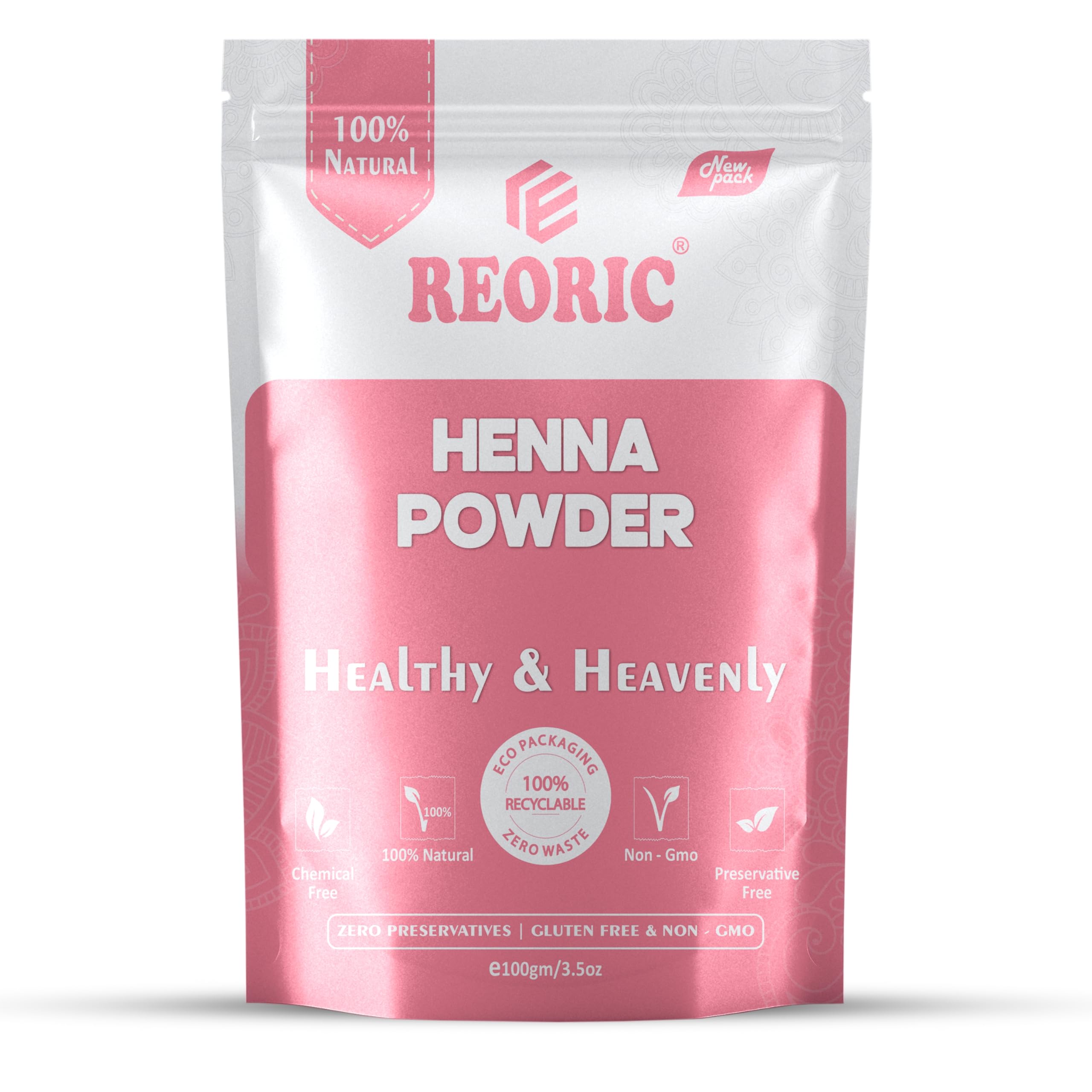 Henna Powder for Hair Color & Conditioning 100g | Plant-Based Mehandi Powder for Smoothness, Shine & Gray Coverage | Suitable for Men & Women-image-43