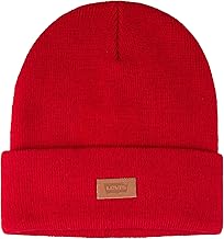 Levi's Men's All-Season Hero Beanie Soft Knit Cuffed Winter Hat, Warm & Comfortable Everyday Style