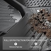 Vista 5 de KELCSEECS - Tapetes de piso y forro de carga para auto