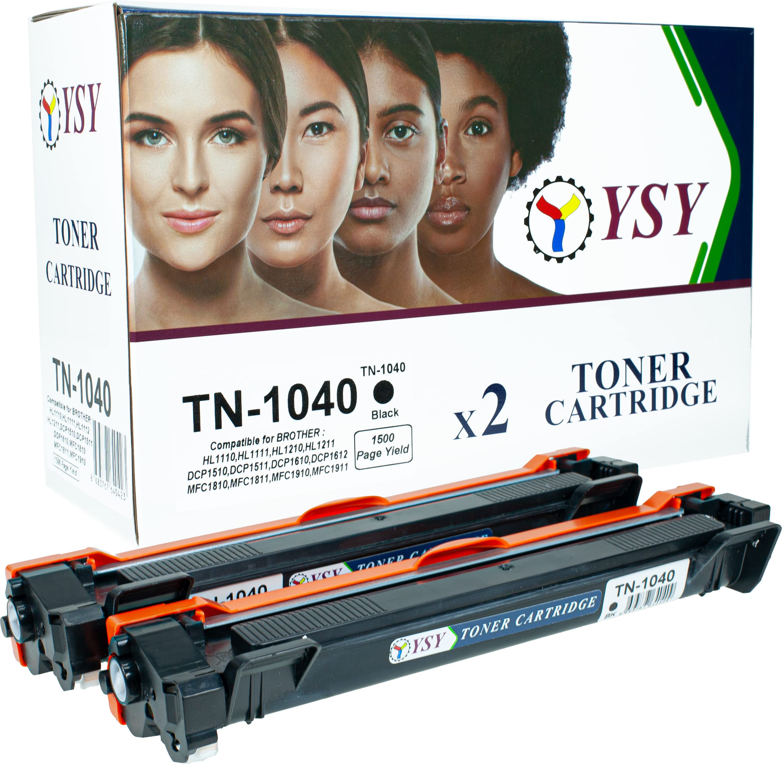 YSY TN-1040 HL1110 HL1210 1.5K(1500) Sayfa Verimli Muadil Toner (1 Kutuda 2 Toner)