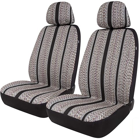West Coast Auto Baja Blanket Bucket Seat Cover for Car, Truck, Van, SUV - Airbag Compatible (4PCS-Low Back)