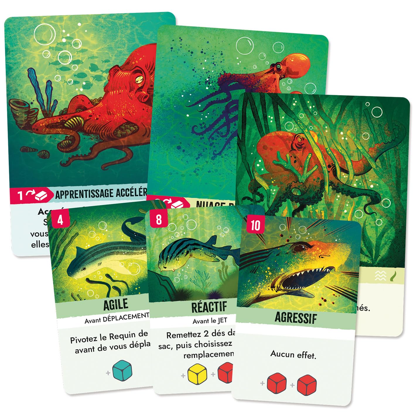 Asmodee - Kelp - Giochi da tavolo - Gioco da tavolo assimetrico - Strategia e scontro - Gioco per adulti e bambini a partire dai 10 anni - 2 giocatori - Versione francese, Wonderbow Games