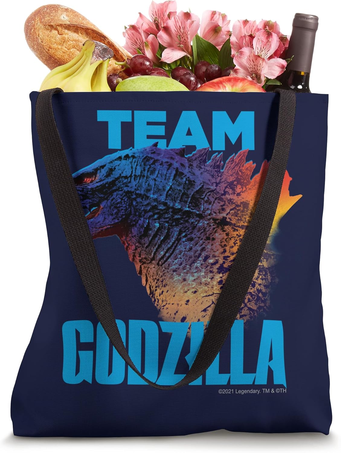 Godzilla vs Kong - Official Team Godzilla Neon Tote Bag