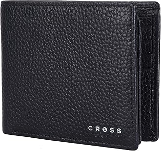 Black Men's Wallet Stylish Genuine Leather Wallets for Men Latest Gents Purse with Card Holder Compartment (AC1288799_3-1)