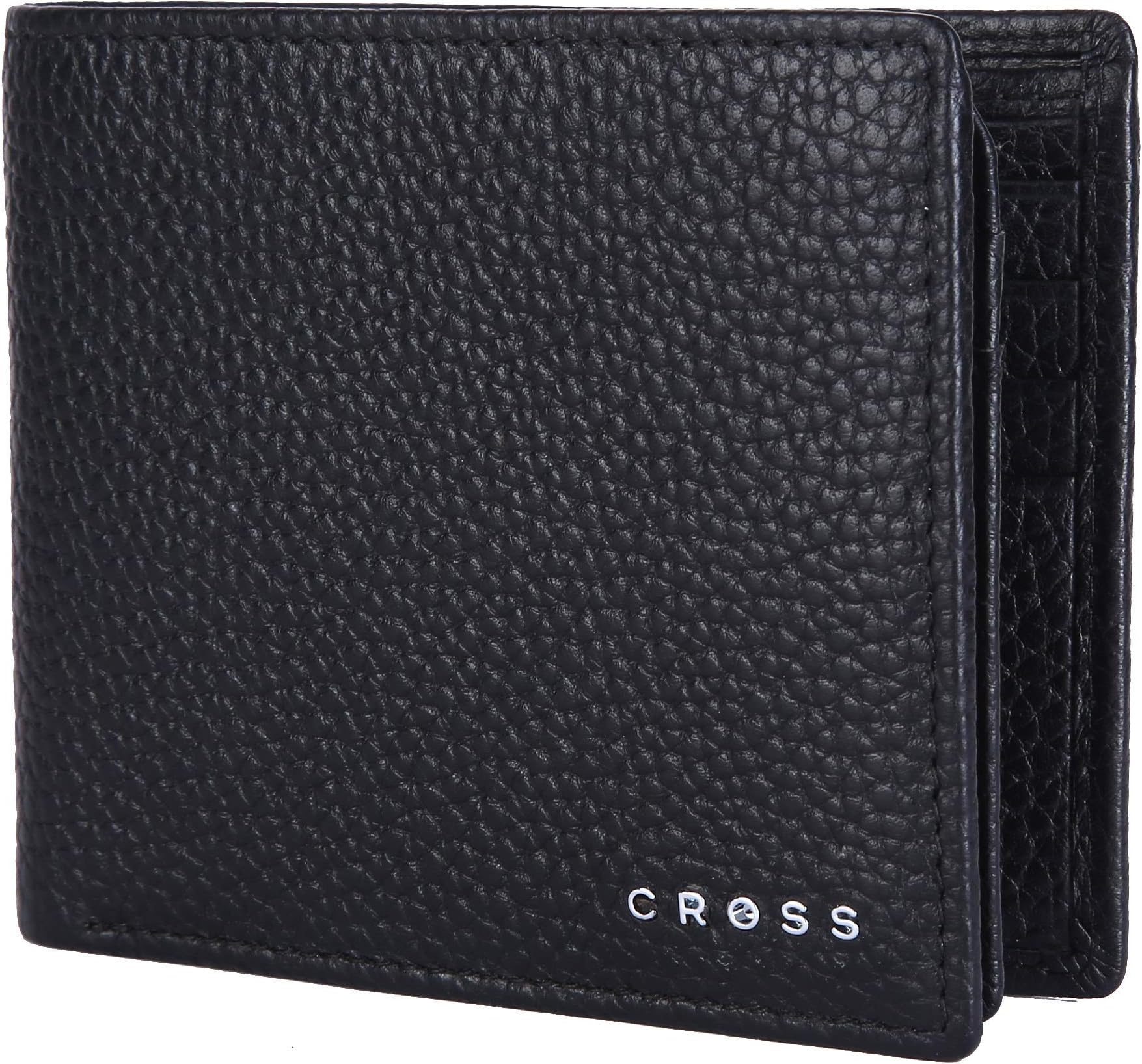 Cross Black Men's Wallet Stylish Genuine Leather Wallets for Men Latest Gents Purse with Card Holder Compartment (AC1288799_3-1)