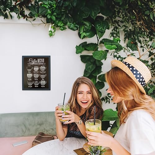 Miniatura 4 de Coffe Menu- Know Your Coffee- Cafe Wall Art Decor, Chalk Coffee Wall Art Sign Replica Print, Ideal For Home Décor, Coffee Bar Decor & Kitchen Decor.