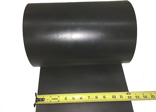 Miniatura 2 de JaCor Weather Seals 18" thk x 12" Wide x 50 ft Long Nylon Inserted Negro Neopreno