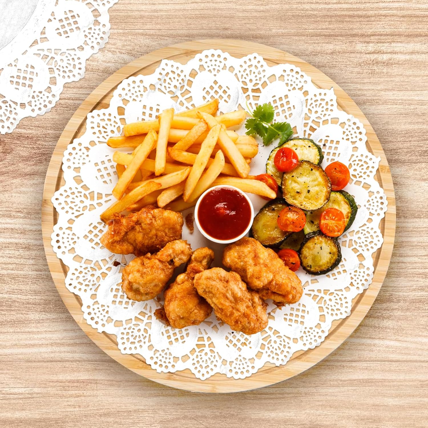 120 Pieces Paper Doilies 12 Inch Round, Paper Doilies for