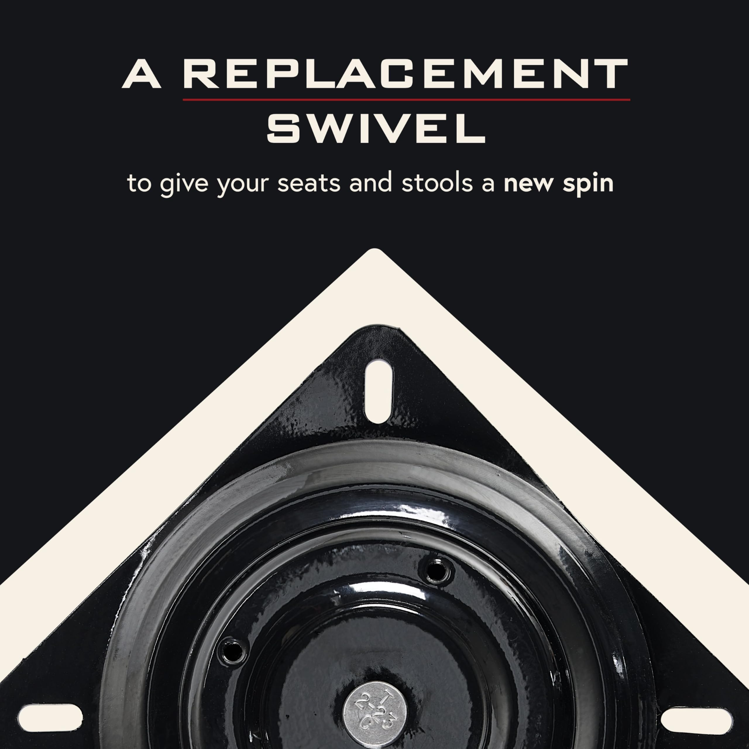 Trendler 7inch Swivel Replacement Round Bottom