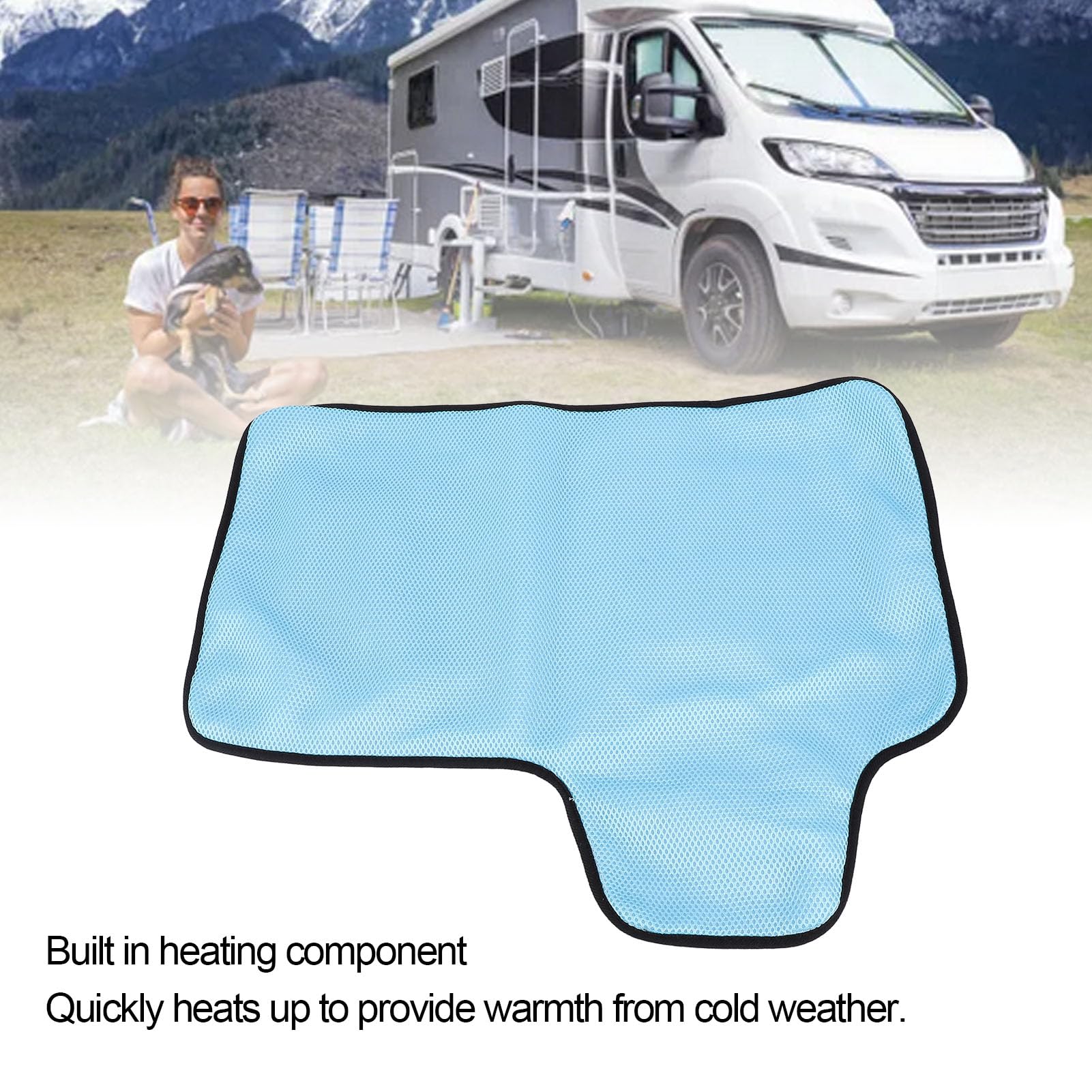 Gavigain Heated Sleeping Bag Liner Lightweight Polyester Heated Pad Camping Hiking (Type 2)