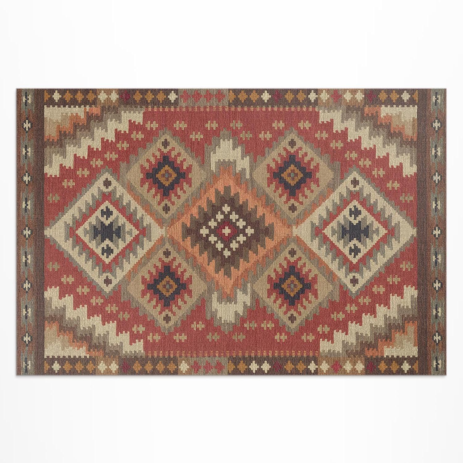 Tapis extérieur PVC 100x150 étanche pour décoration jardin