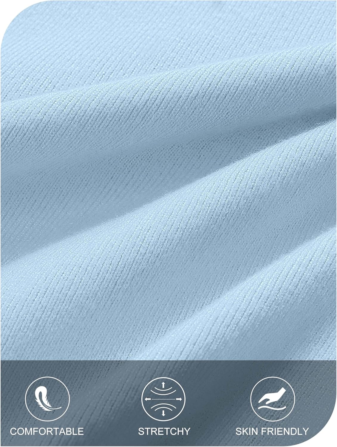 MEROKEETY Women's Long Sleeve Striped Sweater Dress Button Crewneck Fall Bodycon Formal Mini Dresses - Image 5