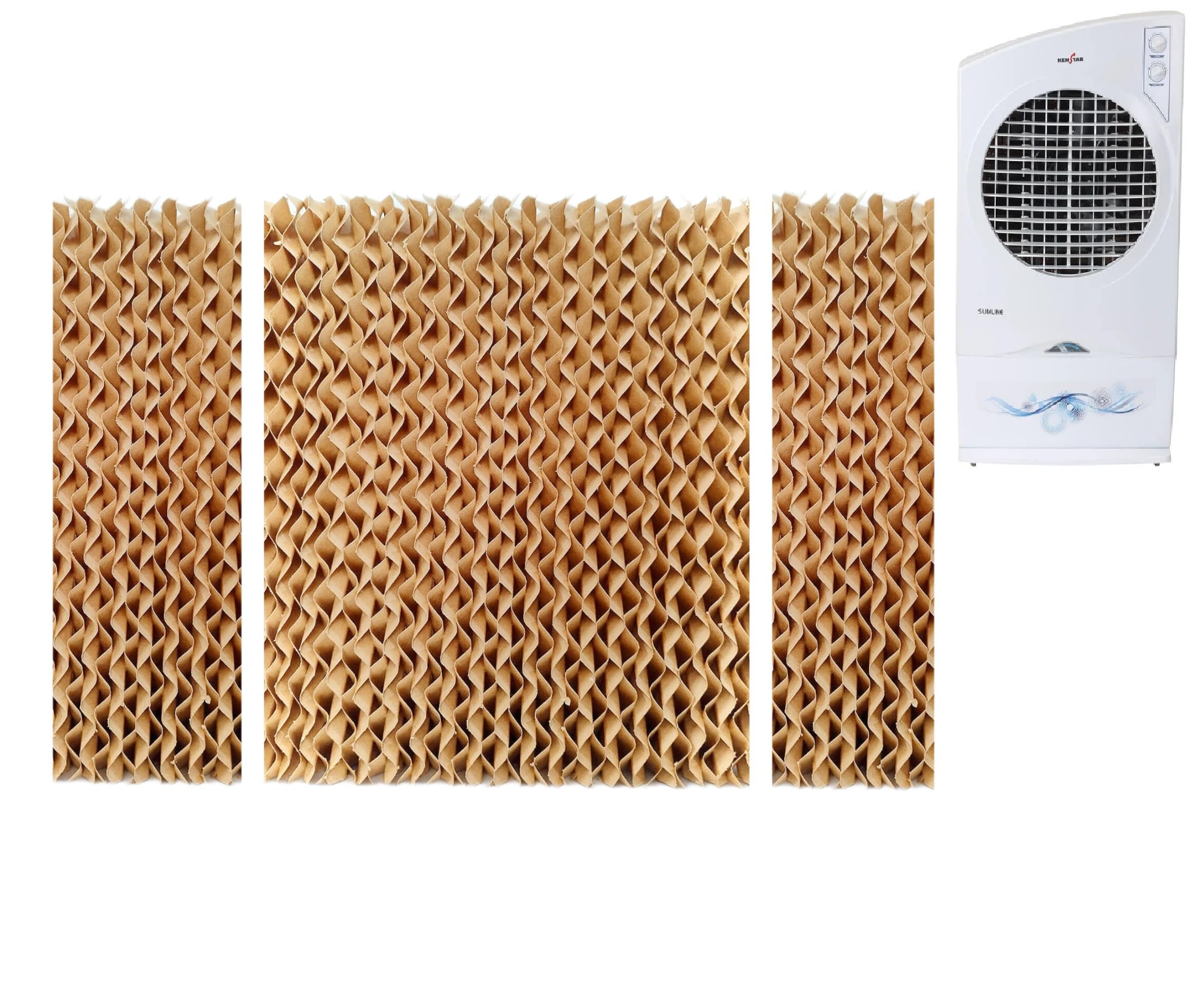 PrimeWave HoneycombPad for kenstar Slimline SD0434 Cooler - Brown-image-49