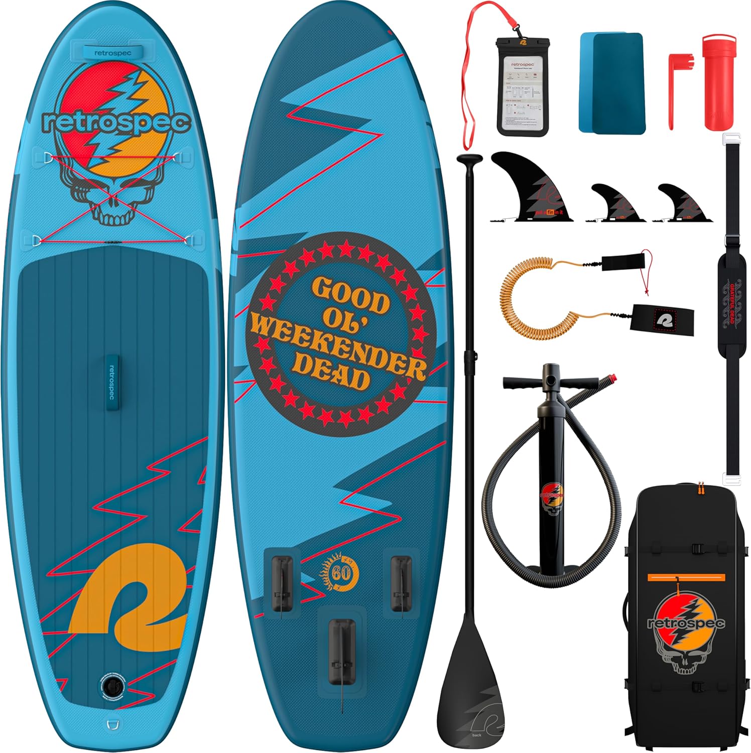 Retrospec Weekender-Nano 8ft. Inflatable Stand Up Paddleboard