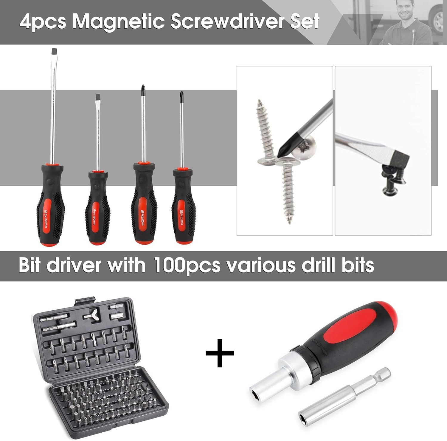 Up To 50% OFF 573 Pcs Mechanics Tool Set, Auto Repair Tool Set with 1/4-1/2 Socket Wrench Sets, Ratchet, Plier, Screwdriver Set, General Household Tool Kit with 3- Drawer Metal Case for Auto, Electronics Repair Get Special Price 573 Pcs Mechanics Tool Set, Auto Repair Tool Set with 1/4-1/2 Socket Wrench Sets, Ratchet, Plier, Screwdriver Set, General Household Tool Kit with 3- Drawer Metal Case for Auto, Electronics Repair