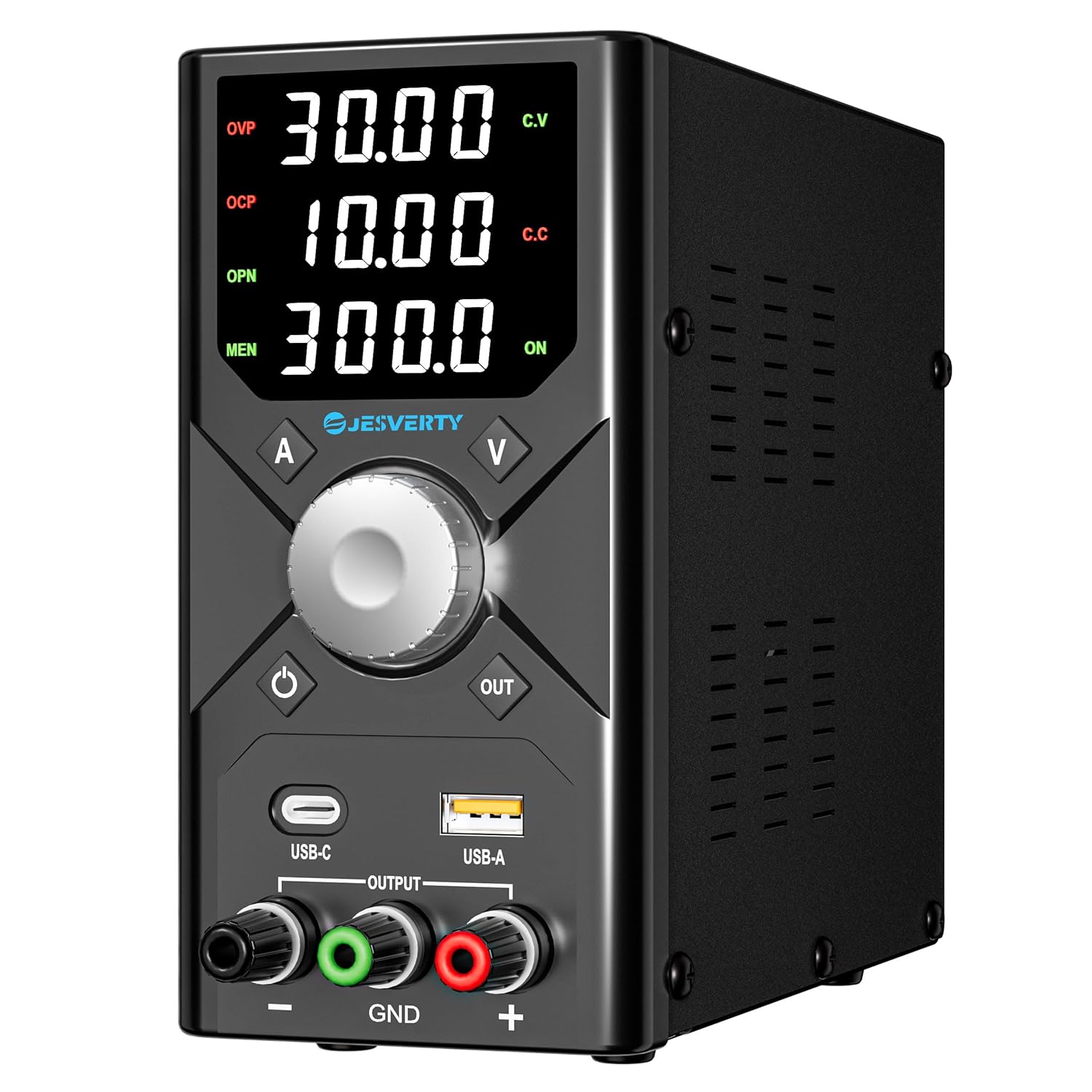 Alimentation 30v 10a Alimentation Labo Réglable Kungber 0-30V 0-10A - Écran LED 4 Digits - USB 5V/2A Bloc Alimentation 30v 10a