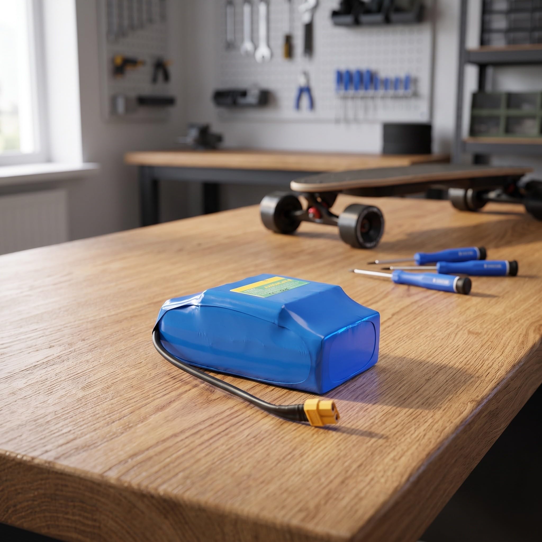 Healeved Batteria di Ricambio Universale 36V 3.6Ah - Energia al Litio ad Alta capacità per batterie Ricaricabili da 42V 4400mAh per monopattini elettrici, Biciclette elettriche e Hoverboard.