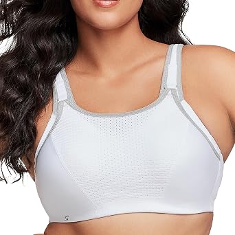 Glamorise Womens Full Figure Elite Performance Adjustable Wonderwire Sport Bra #9167