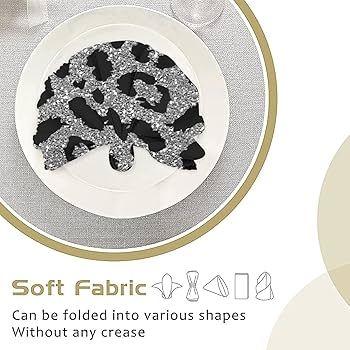 HERMÈS ヒョウ柄 ランチョンマットとナフキンの セット HERMES エルメス ランチョンマット＆ナプキン2枚セット 未使用