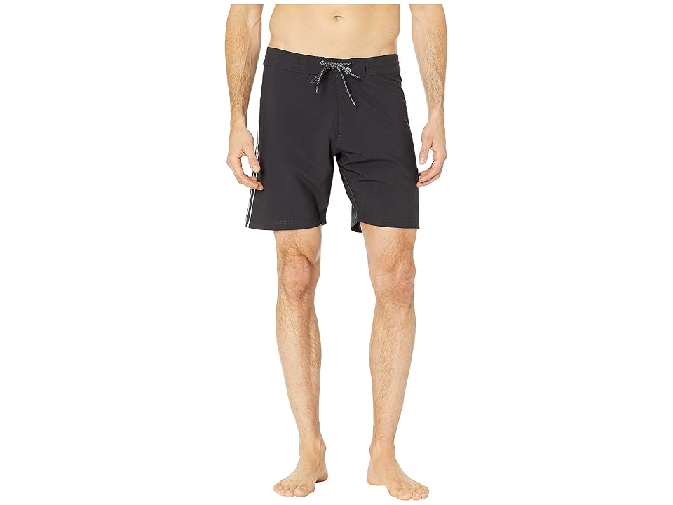 

VISSLA 17.5 The Trip Swim Shorts (Black) Men's Swimwear